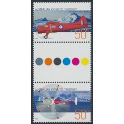 AUSTRALIA / AAT - 2005 Antarctic Aviation gutter pair, MNH – SG # 168a