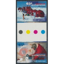 AUSTRALIA / AAT - 1997 ANARE gutter pair, MNH – SG # 117a