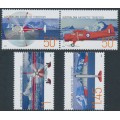 AUSTRALIA / AAT - 2005 Antarctic Aviation set of 4, MNH – SG # 168a + 170-171