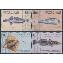 AUSTRALIA / AAT - 2006 Antarctic Fish pairs, MNH – SG # 172a + 174a