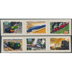 AUSTRALIA - 1993 45c Trains self-adhesive set of 6, MNH – SG # 1411-1416