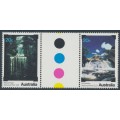 AUSTRALIA - 1979 20c Waterfalls se-tenant gutter pair, MNH – SG # 713a