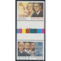 AUSTRALIA - 1995 45c Medical Scientists gutter pair, MNH – SG # 1552a