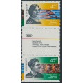 AUSTRALIA - 1996 45c Olympic & Paralympic Games gutter pair, MNH – SG # 1627a