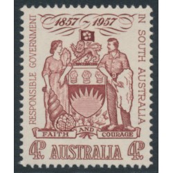 AUSTRALIA - 1957 4d red-brown SA Government, MNH – SG # 296