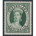 AUSTRALIA - 1960 5d green QLD Stamp Anniversary, MNH – SG # 337