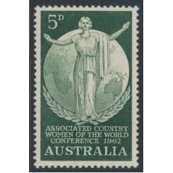 AUSTRALIA - 1962 5d green CWA, MNH – SG # 344