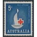AUSTRALIA - 1963 5d red/blue Red Cross, MNH – SG # 351