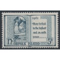 NORFOLK ISLAND - 1961 5d slate-blue Christmas, MNH – SG # 42