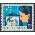 NORFOLK ISLAND - 1964 5d green/blue/violet Christmas, MNH – SG # 57