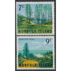 NORFOLK ISLAND - 1966 7c & 9c Island Views set of 2, MNH – SG # 72-73