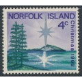 NORFOLK ISLAND - 1966 4c Christmas, MNH – SG # 76