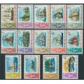 NORFOLK ISLAND - 1967 1c to $1 Ships & Boats set of 14, MNH – SG # 77-90