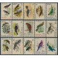 NORFOLK ISLAND - 1970 1c to $1 Birds set of 15, MNH – SG # 103-117