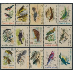 NORFOLK ISLAND - 1970 1c to $1 Birds set of 15, MNH – SG # 103-117