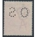 AUSTRALIA - 1918 1d damson KGV (shade = G70½), perf. OS, used – ACSC # 72Kbb