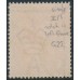 AUSTRALIA - 1917 1d red KGV (G22), 'notch in left frame' [V/1], used – ACSC # 71L(3)d