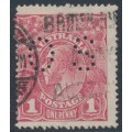 AUSTRALIA - 1919 1d pale carmine-rose KGV (LM watermark, G106), perf. OS, used – ACSC # 74Cb