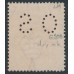 AUSTRALIA - 1919 1d deep carmine [aniline] KGV (G108), perf. OS, 'dry ink', used – ACSC # 74Eb+c