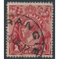 AUSTRALIA - 1917 1d deep orange-brown KGV (shade = G24), used – ACSC # 71O
