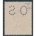 AUSTRALIA - 1917 1d terracotta KGV (shade = G25), perf. OS, used – ACSC # 71Qbb