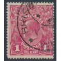 AUSTRALIA - 1918 1d lilac-rose KGV (shade = G70½), used – ACSC # 72KA