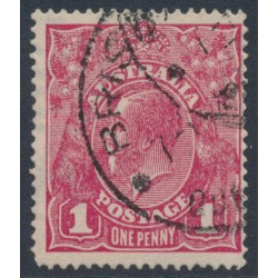 AUSTRALIA - 1918 1d lilac-rose KGV (shade = G70½), used – ACSC # 72KA
