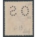 AUSTRALIA - 1914 1d very deep red KGV (G13), perf. OS, used – ACSC # 71Dbb