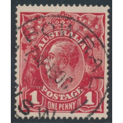 AUSTRALIA - 1915 1d deep dull red KGV (shade = G16), used – ACSC # 71E