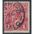 AUSTRALIA - 1918 1d carmine-red KGV (shade = G31), used – ACSC # 71Y