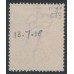 AUSTRALIA - 1918 1d carmine-red KGV (shade = G73), used – ACSC # 72P