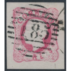 PORTUGAL - 1862 25R rose King Luis I, imperforate, used – Michel # 14