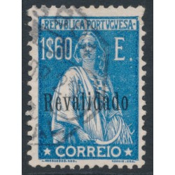 PORTUGAL - 1929 1.60E blue Ceres, overprinted Revalidado, used – Michel # 514