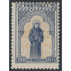 PORTUGAL - 1895 300R deep blue/brown St. Anthony of Padua, MH – Michel # 121