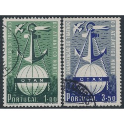 PORTUGAL - 1952 NATO (OTAN) set of 2, used – Michel # 778-779