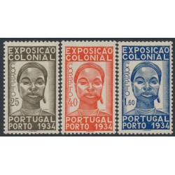 PORTUGAL - 1934 Portuguese Colonial Exhibition set of 3, MH – Michel # 578-580