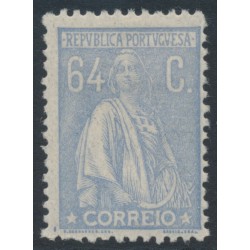PORTUGAL - 1924 64c pale blue Ceres, perf. 12:11½, MH – Michel # 283