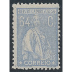 PORTUGAL - 1924 64c pale blue Ceres, perf. 12:11½, MH – Michel # 283