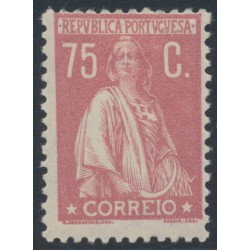 PORTUGAL - 1923 75c dull rose Ceres, perf. 12:11½, MH – Michel # 284