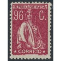 PORTUGAL - 1926 96c rose-carmine Ceres, perf. 12:11½, MH – Michel # 286