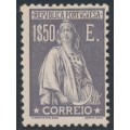 PORTUGAL - 1923 1.50E violet-slate Ceres, perf. 12:11½, MH – Michel # 290