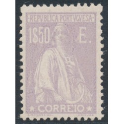 PORTUGAL - 1924 1.50E pale lilac Ceres, perf. 12:11½, MH – Michel # 291