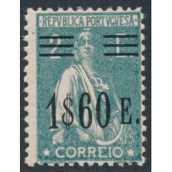 PORTUGAL - 1928 1.60E on 2E green-slate Ceres, perf. 12:11½, MH – Michel # 505