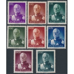 PORTUGAL - 1945 President Carmona set of 8, MNH – Michel # 681-688