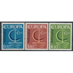 PORTUGAL - 1966 EUROPA set of 3, MNH – Michel # 1012-1014