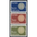 PORTUGAL - 1970 EUROPA set of 3, MNH – Michel # 1092-1094