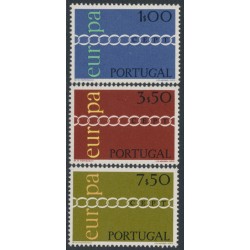 PORTUGAL - 1971 EUROPA set of 3, MNH – Michel # 1127-1129