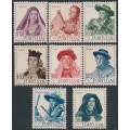 PORTUGAL - 1947 Folk Costumes set of 8, MNH – Michel # 706-713