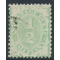 AUSTRALIA - 1907 ½d light green Postage Due, perf. 12:11, crown single-lined A watermark, used – SG # D45