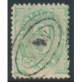 AUSTRALIA - 1902 3d emerald Postage Due, blank at base, used – SG # D4w